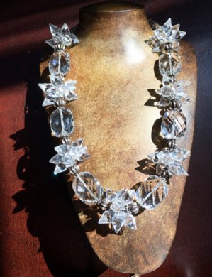 crystal quartz necklace 