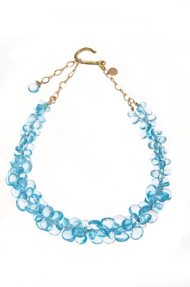 swiss blue topaz necklace