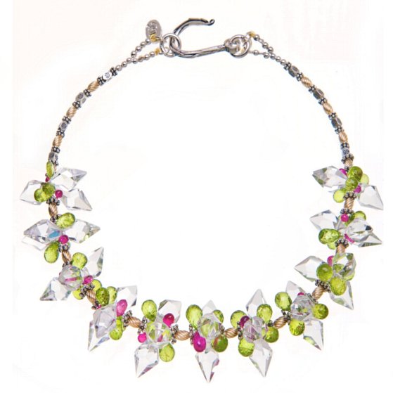 crystal quartz necklace