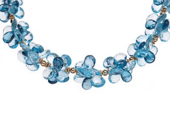 swiss and london blue topaz necklace