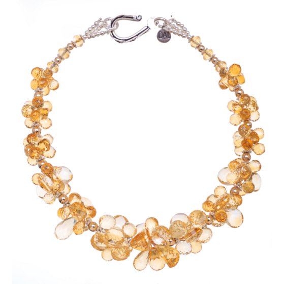 citrine necklace