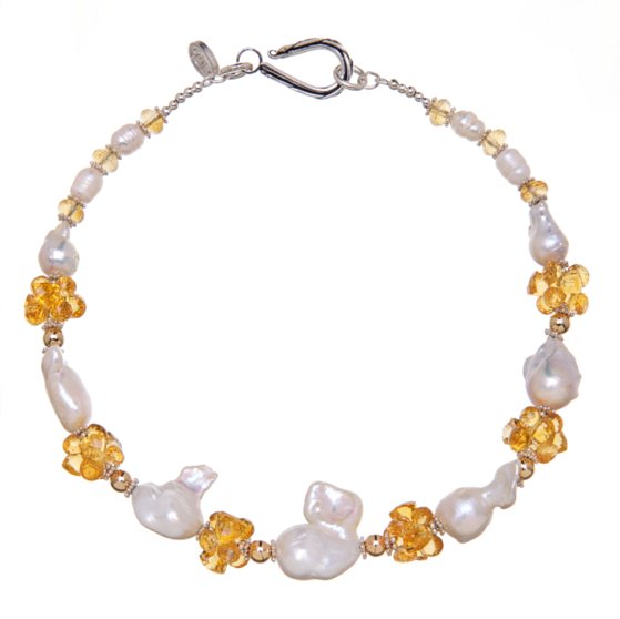 baroque pearls necklace