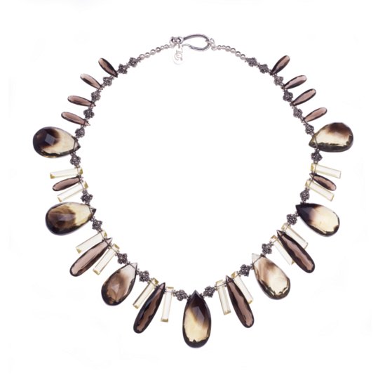 bio-lemon quartz necklace